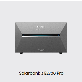 Anker Solix Solarbank 3 E2700 Pro Anker